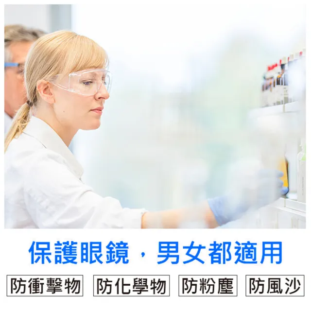 【TAI LI 太力】台灣製-3入組防飛沫防疫護目鏡抗UV400眼鏡(出國旅遊必備  台灣商檢合格)