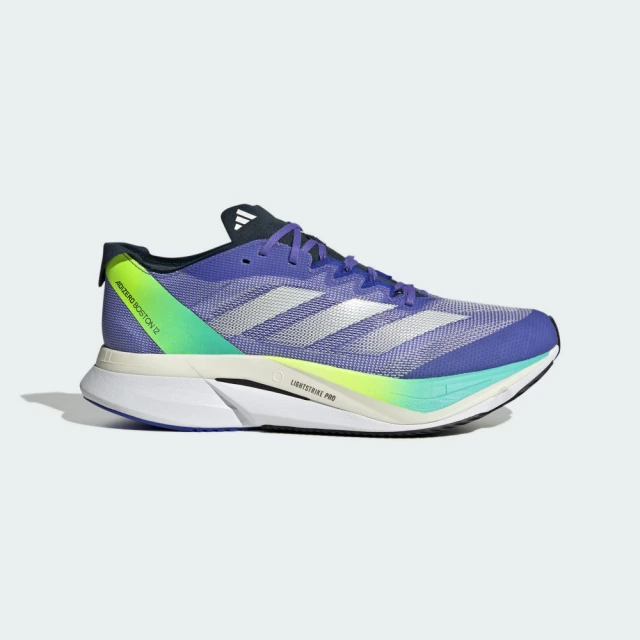 adidas 愛迪達 ADIZERO BOSTON 12 M 慢跑鞋 運動鞋 男鞋 藍 白(IF9211)