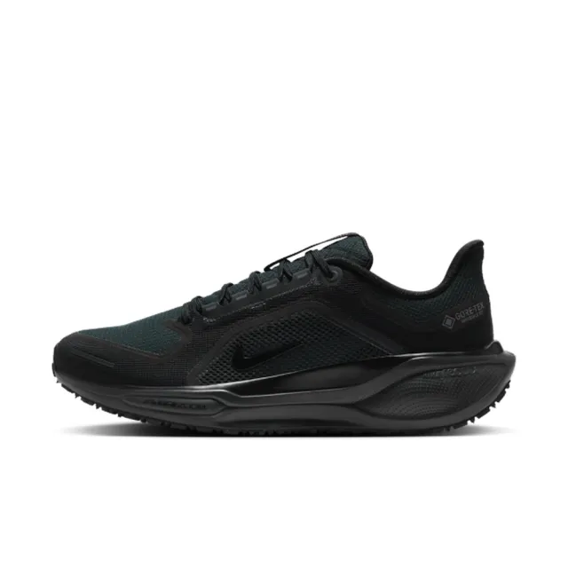 【NIKE 耐吉】運動鞋 慢跑鞋 路跑 小飛馬 防水 男鞋 AIR ZM PEGASUS 41 GORE-TEX 黑綠 氣墊(FQ1356001)