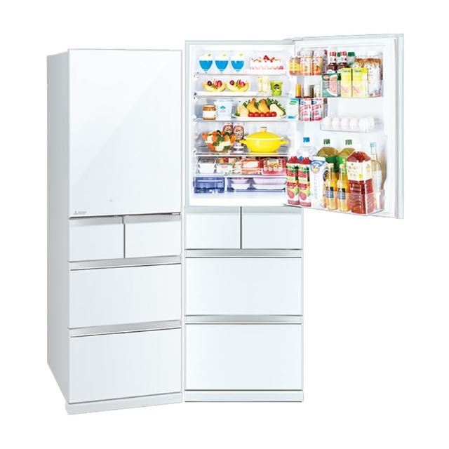 【MITSUBISHI 三菱電機】455L日本原裝五門變頻電冰箱(MR-B46F-W)