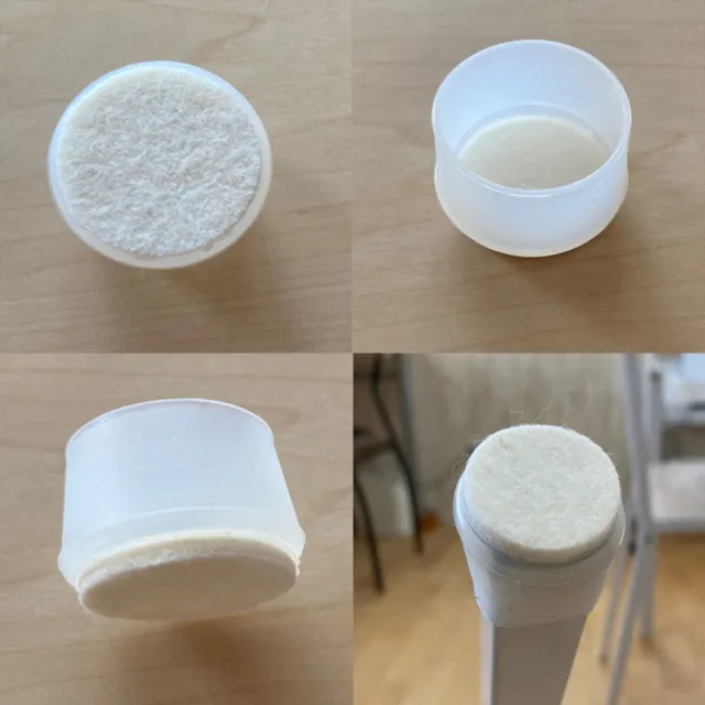 【寶盒百貨】S/M 矽膠伸縮椅腳套四入 方型圓型通用(矽膠椅腳防滑墊椅腳保護墊)