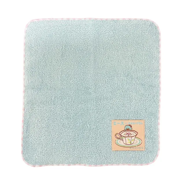 【小禮堂】Sanrio 三麗鷗 棉質小方巾 25x25cm - 昭和喫茶館 Kitty 布丁狗(平輸品)
