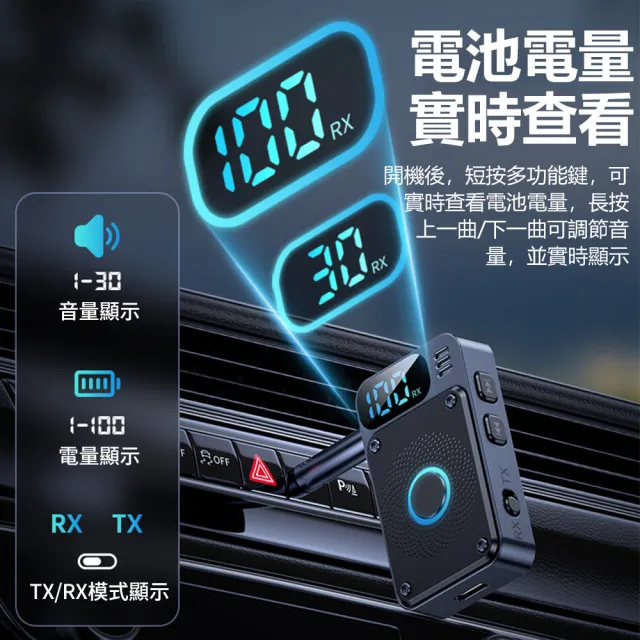 【Nil】JS2 接收/發射二合一音頻適配器 藍牙5.4 飛機電視電腦專用發射器 手機平板耳機音響接收器