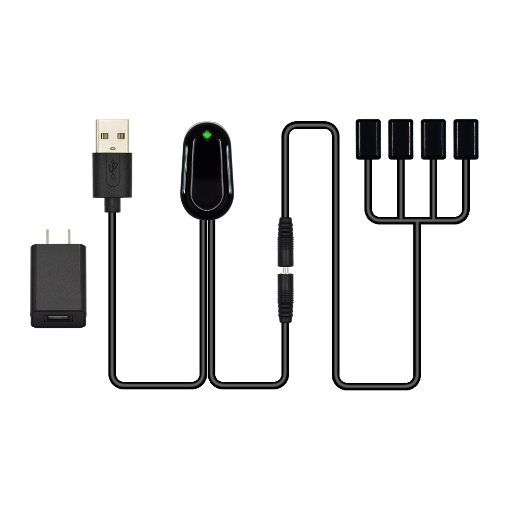 【TOWNWARD 大城科技】1對4紅外線遙控延伸器 通用型(USB/MOD/OTT/電視/IR紅外線/遙控器/型號:UR-81403)