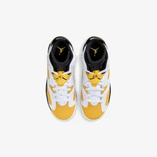 【NIKE 耐吉】AIR JORDAN 6 RETRO GS 籃球鞋 運動鞋 男女童 大童 黑白黃(384665170)