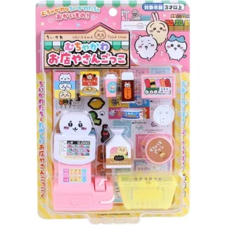 【小禮堂】Chiikawa 吉伊卡哇  超市收銀機玩具組 - 家家酒(平輸品)