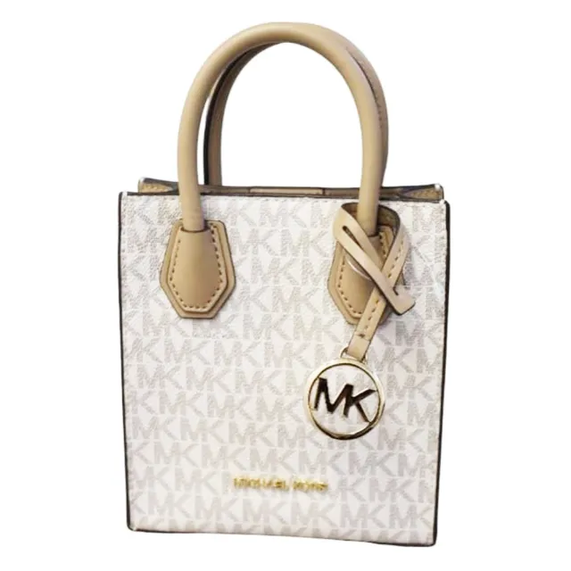 【Michael Kors】滿版LOGO皮革二用迷你兩用包