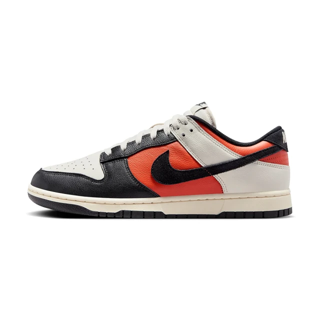 NIKE 耐吉 Dunk Low Retro 男鞋 黑橘色 復古 皮革 運動 休閒鞋 HQ4988-030