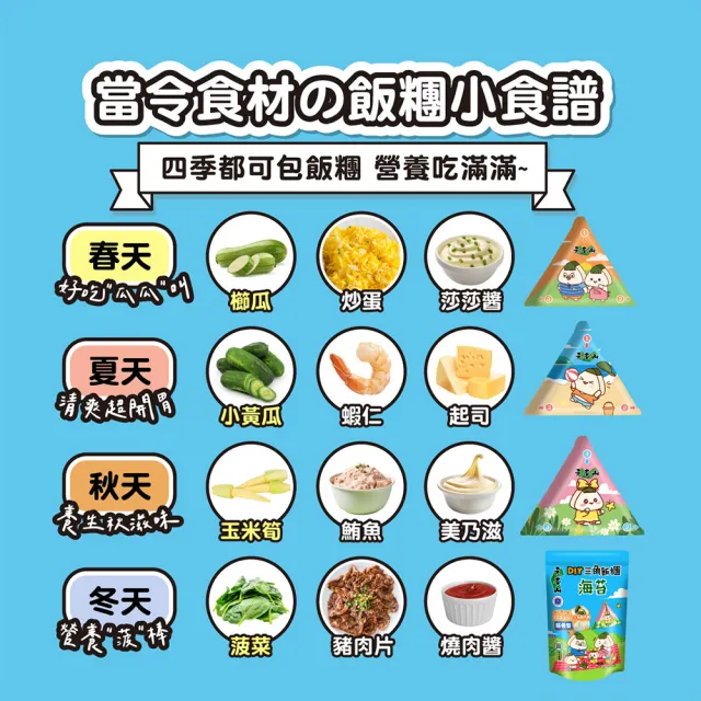 【元本山】DIY三角飯糰海苔系列