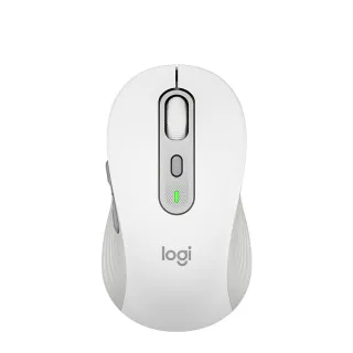 【Logitech 羅技】M750多工靜音無線滑鼠(珍珠白)