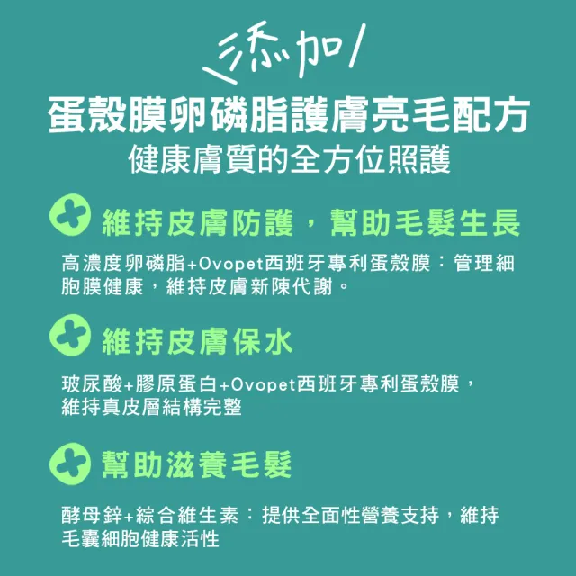 【IN-Plus】蛋殼膜卵磷脂-護膚亮毛配方 120顆/罐(寵物保健/皮膚保健/狗皮膚保健)