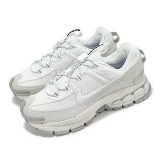 【NIKE 耐吉】休閒鞋 Wmns Zoom Vomero Roam 女鞋 白 灰 防潑水 拼接 復古(HV6410-100)