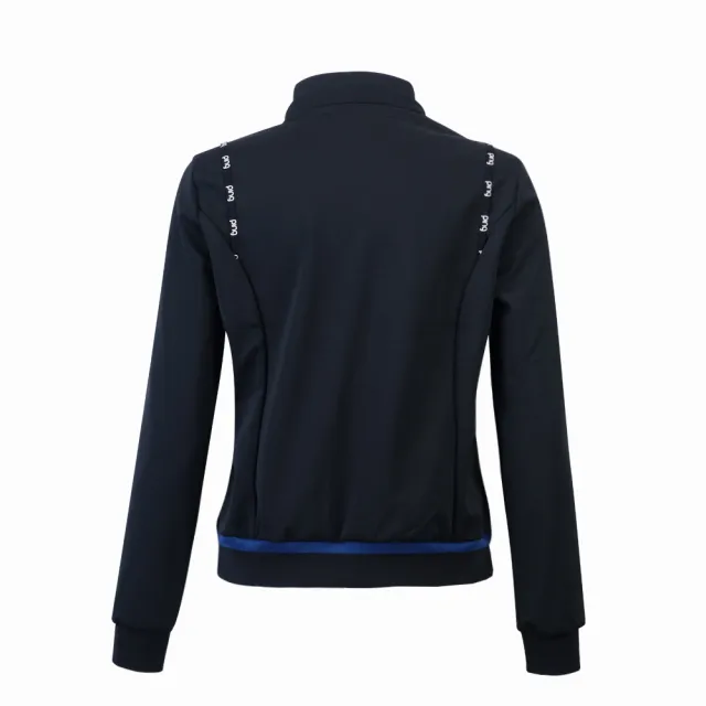 【PING】女款針織蓄熱保暖風衣外套-黑(防風透氣/防潑水/GOLF/高爾夫/RC24215-88)