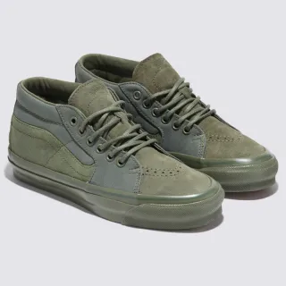 【VANS 官方旗艦】Tokyo Design Collective Sk8-Mid Reissue 83 MG 男女款軍綠色滑板鞋/休閒鞋