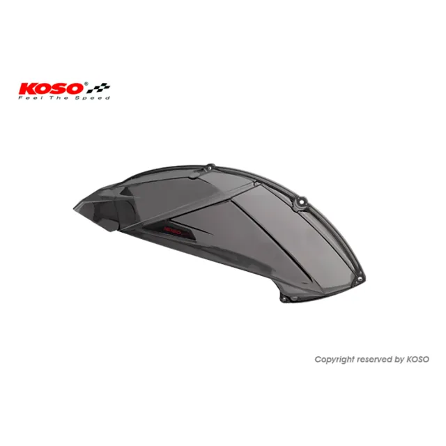 【KOSO】高效率空濾外蓋 V2(YAMAHA 六代勁戰/FORCE 2.0/AUGUR/BWS 水冷/N-MAX 2020空濾蓋  顏色：透明燻黑)