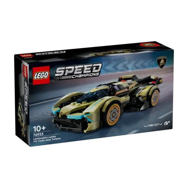 【LEGO 樂高】極速賽車系列 76923 Lamborghini Lambo V12 Vision GT Super Car(藍寶堅尼 跑車 禮物)