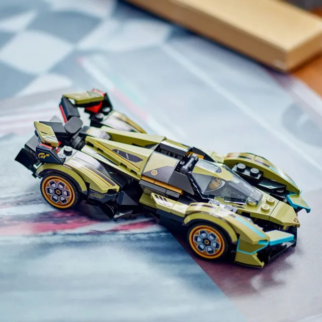 【LEGO 樂高】極速賽車系列 76923 Lamborghini Lambo V12 Vision GT Super Car(藍寶堅尼 跑車 禮物)