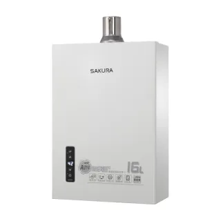 【SAKURA 櫻花】16L第二代四季溫智能恆溫強制排氣熱水器(DH1635F 原廠保固安裝服務)