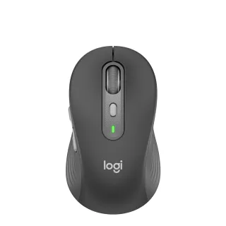 【Logitech 羅技】M750L 大手版多工靜音無線滑鼠(石墨黑)