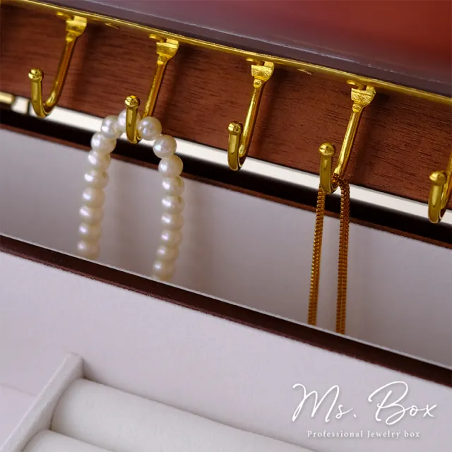 【Ms. box 箱子小姐】英國MELE&CO頂級木製珠寶盒(木質拼花掀蓋兩小抽/飾品盒/收納盒)