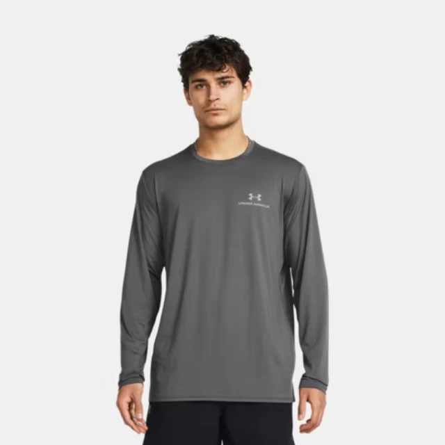 UNDER ARMOUR 長袖上衣 男款 運動 歐規 Vanish Energy LS 灰 1385418025(S1146)