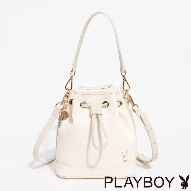 PLAYBOY 水桶包 Pure系列(米白色)