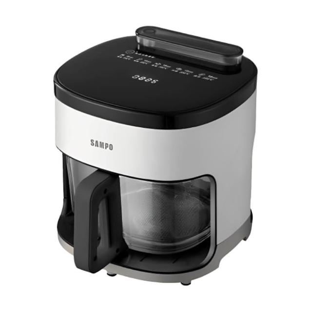 【SAMPO 聲寶】微蒸氣玻璃氣炸鍋-(KZ-BA04G)
