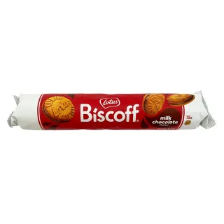 即期品【Lotus Biscoff 蓮花】比利時蓮花夾心餅-可可味 150g(共2包)