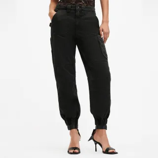 【ALLSAINTS】FLORENCE 中腰慢跑長褲Washed Black W017TB(常規版型)