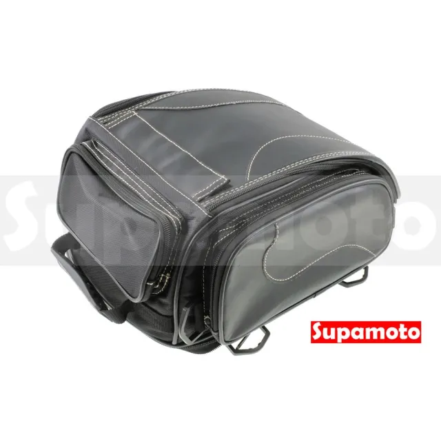 【Supamoto】DP105―車尾油箱兩用包(雙用後座包/油箱袋/頭盔袋/馬鞍包/檔車改裝/機車加掛包包)