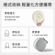 【Tourix】涼感冰絲雙駝峰護頸枕 質感便攜收納包 輕量舒適慢回彈記憶棉 出國旅遊旅行 U型枕飛機枕