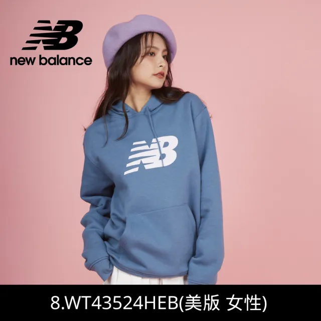 【NEW BALANCE】NB 刷毛帽T/連帽上衣_男款/女款_MT43904AG_MT43904BK(美版 版型偏大)