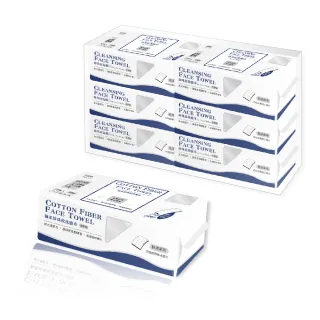 【Lumina 露蜜】6入珍珠紋洗臉巾大胖包420張(耐用不掉絮/乾濕兩用/純棉親膚/潔顏卸妝/一次性免洗)