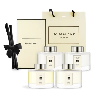 【Jo Malone】擴香165ml+品牌提袋-多款可選(英國梨與小蒼蘭/青檸羅勒葉/藍風鈴/橙花-國際航空版)