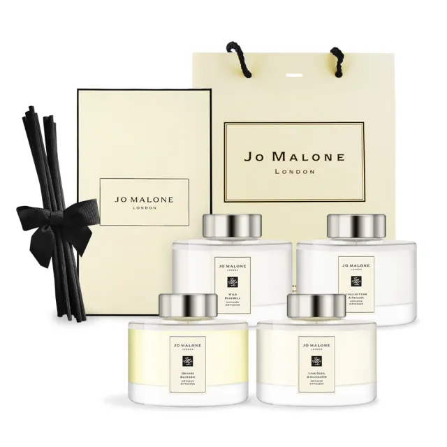 【Jo Malone】擴香165ml+品牌提袋-多款可選(英國梨小蒼蘭/青檸羅勒葉/藍風鈴/橙花-國際航空版-交換禮物)