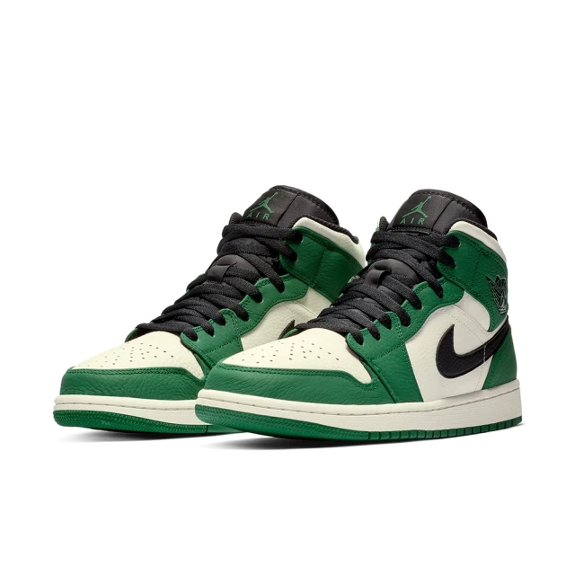 NIKE 耐吉 休閒鞋 男鞋 運動鞋 高筒 AJ1 AIR JORDAN 1 MID SE 米綠 852542-301