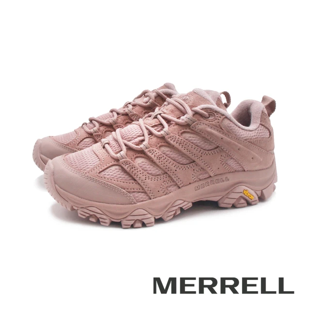 MERRELL 女 MOAB 3 登山健行鞋 女鞋(藕粉色)