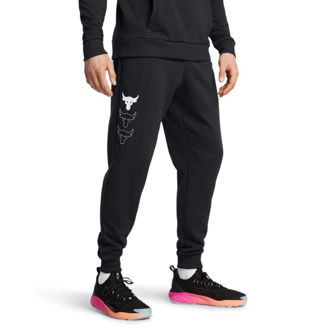 UNDER ARMOUR UA 男 Pjt Rock Rival Flc 長褲_1386876-001(黑)