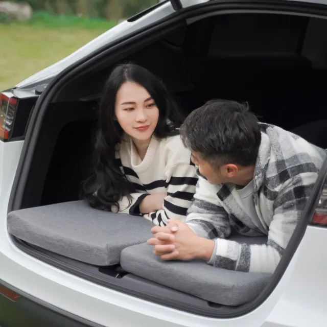 【orest】CAMPING 頂級車露記憶床墊(輕量便攜 三秒攤平 車用露營充氣床墊沒有的便捷)