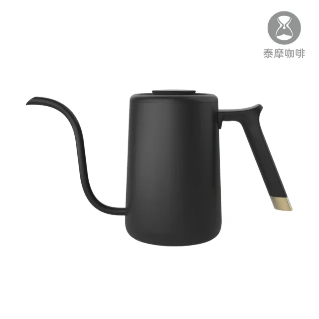 【TIMEMORE 泰摩】泰摩咖啡 魚Pure-黑色(垂直穩定水流 咖啡手沖壺 304不鏽鋼)