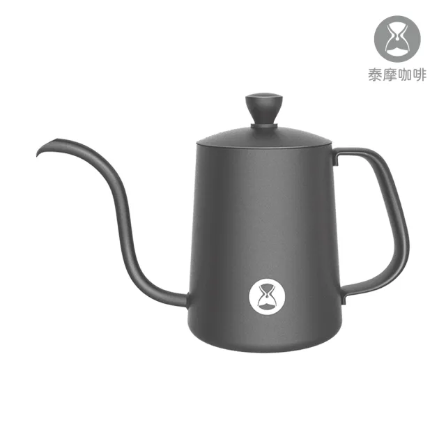 【TIMEMORE 泰摩】泰摩咖啡 魚03-300ml-黑色(垂直穩定水流、咖啡手沖壺 304不鏽鋼)