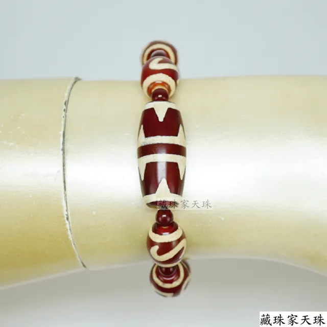 藏珠家】虎牙貴人財勾雙天地長壽兩眼天珠手鍊- momo購物網- 好評推薦