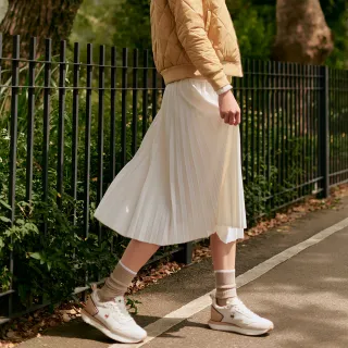 【LE COQ SPORTIF 公雞】休閒經典百褶長裙 女款-2色-LWU82351