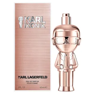 【KARL LAGERFELD 卡爾】Karl Lagerfeld Ikonik 時尚大帝 • 流光金女性淡香精 60ml(專櫃公司貨)