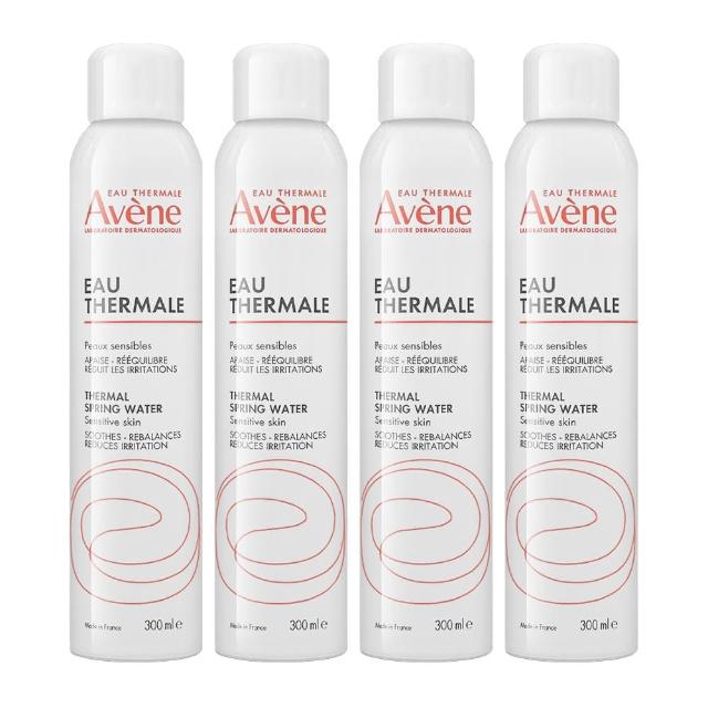 【Avene 雅漾】舒護活泉水 300ml*4入組 -平行輸入(法文版)