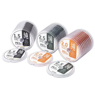 【RONIN 獵漁人】日本製 純系X8 1~8號 100米 連盤PE線(布線 船釣 路亞 岸拋 磯釣 釣蝦 根魚)