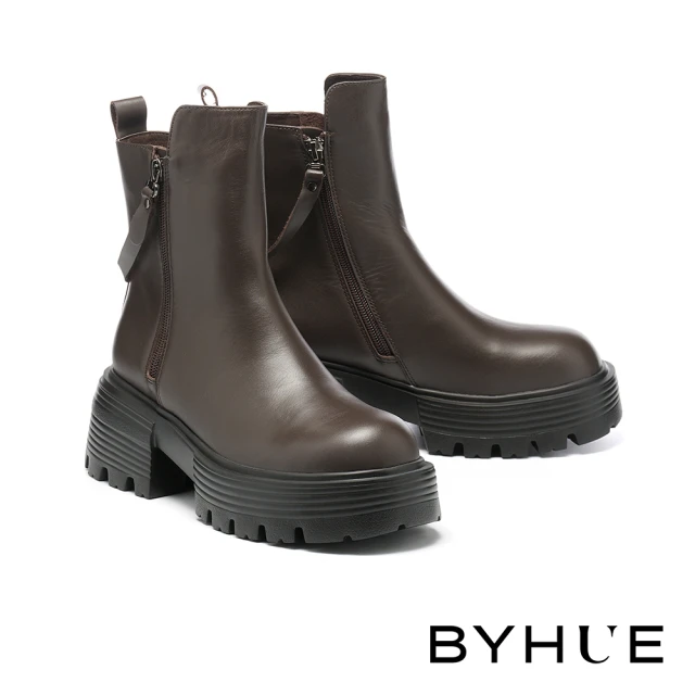 MISS 21 捲毛少女牛麂皮拼接LOGO釦大頭超厚底穆勒拖