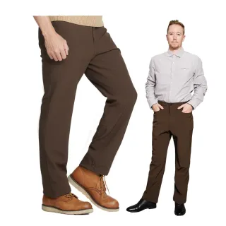 【戶外趣】Sorona男款西裝針織布多口袋休閒長褲(WPM001 深灰/深丈青)