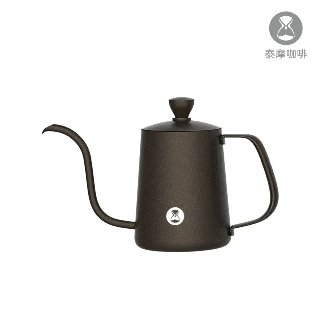 【TIMEMORE 泰摩】泰摩咖啡 魚03-300ml-黑色(垂直穩定水流 咖啡手沖壺 304不鏽鋼)