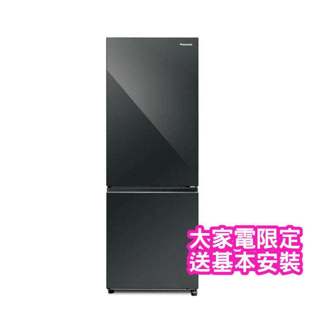 Panasonic 國際牌 能源效率一級325公升玻璃鏡面雙門電冰箱(NR-B331VG-X1)